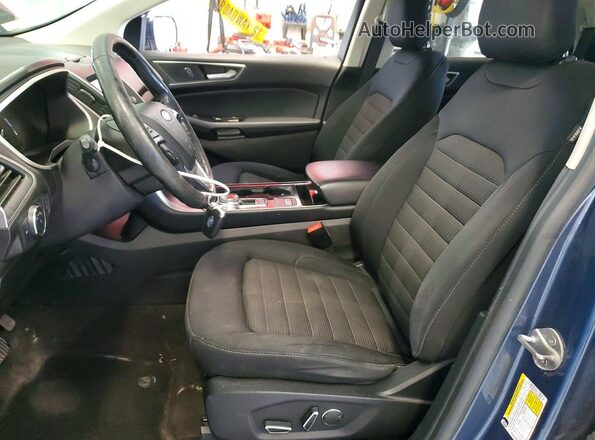 2FMPK3J90KBB83131 2019 FORD EDGE Blue Vista interior delantera