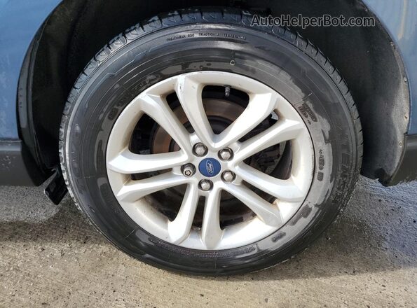 2FMPK3J90KBB83131 2019 FORD EDGE Blue 