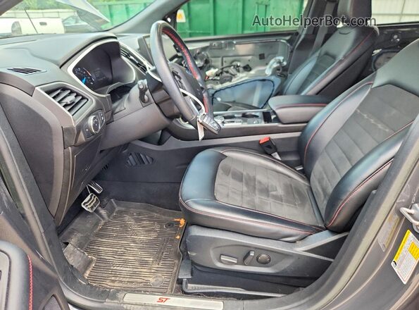 2FMPK3J90MBA37377 2021 FORD EDGE Gray Vista interior delantera