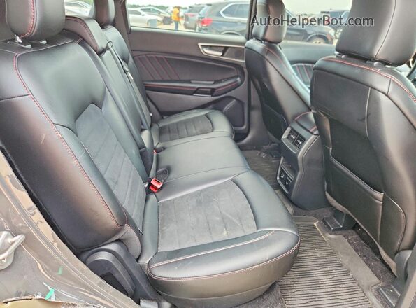 2FMPK3J90MBA37377 2021 FORD EDGE Gray Vista interior trasera