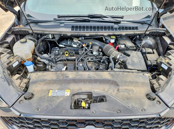 2FMPK3J90MBA37377 2021 FORD EDGE Gray Vista del compartimento del motor