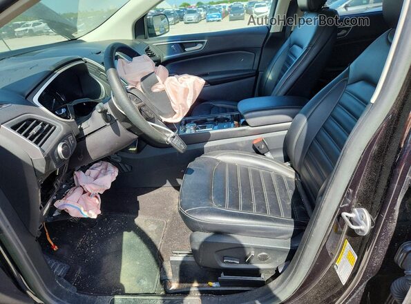 2FMPK3J91KBC26830 2019 FORD EDGE Black Vista interior delantera