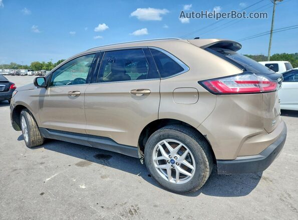 2FMPK3J91MBA47237 2021 FORD EDGE Tan უკანა მარცხენა