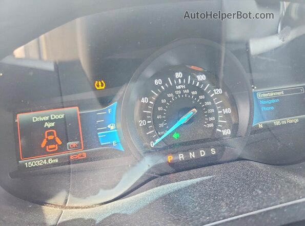 2FMPK3J91MBA47237 2021 FORD EDGE Tan ხელსაწყოთა პანელის ხედი
