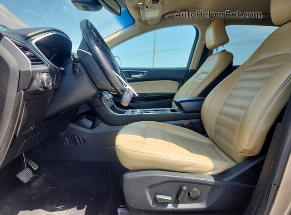 2FMPK3J91MBA47237 2021 FORD EDGE Tan წინა სალონის ხედი