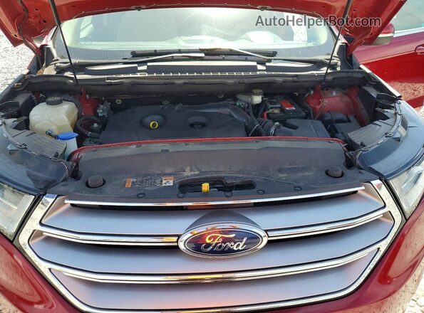 2FMPK3J92HBB87139 2017 FORD EDGE Бордовый Вид подкапотного пространства