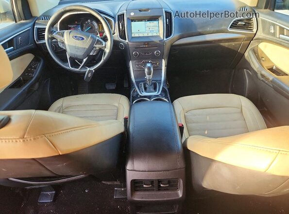 2FMPK3J93HBB57065 2017 FORD EDGE Tan Vista del salpicadero