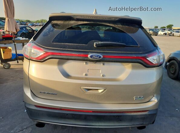 2FMPK3J93HBB57065 2017 FORD EDGE Tan Vista trasera