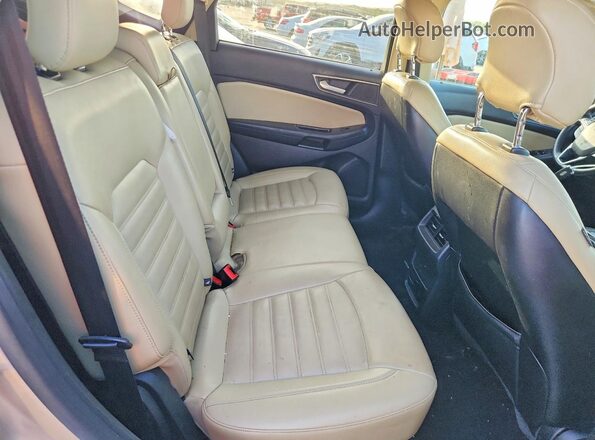 2FMPK3J93HBB57065 2017 FORD EDGE Tan Vista interior trasera