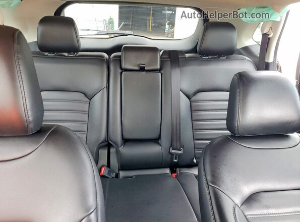 2FMPK3J93LBA17171 2020 FORD EDGE Black Widok tylnych siedzeń