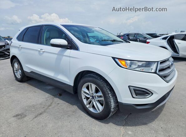 2FMPK3J94HBC07486 2017 FORD EDGE White Delantero derecho