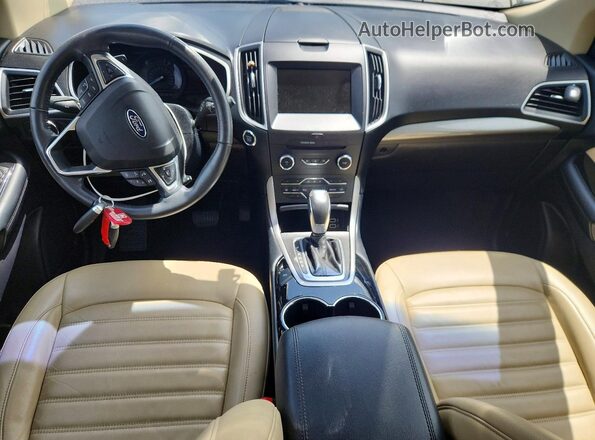 2FMPK3J94HBC07486 2017 FORD EDGE White Vista del salpicadero