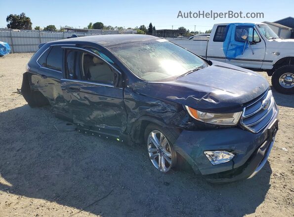 2FMPK3J95GBB89336 2016 FORD EDGE Gray Przód prawy