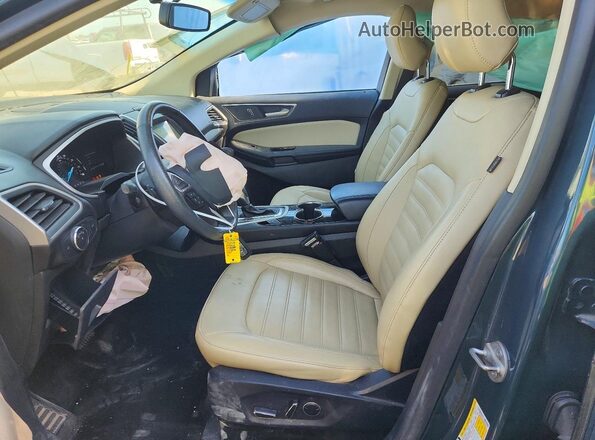 2FMPK3J95GBB89336 2016 FORD EDGE Gray Widok wnętrza z przodu