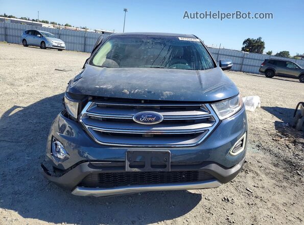 2FMPK3J95GBB89336 2016 FORD EDGE Gray Widok z przodu