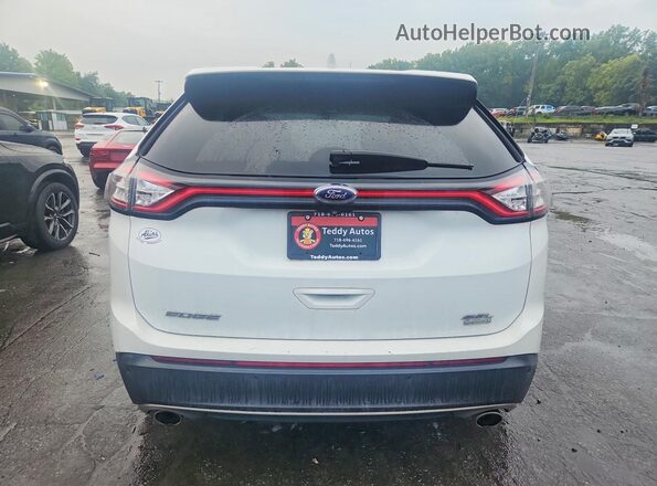 2FMPK3J95GBC62415 2016 FORD EDGE White უკანა ხედი