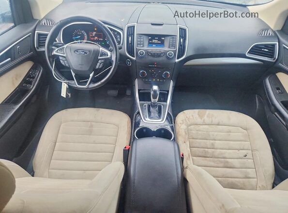 2FMPK3J95GBC62415 2016 FORD EDGE White წინა პანელის ხედი