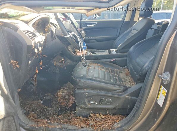 2FMPK3J95KBB77230 2019 FORD EDGE Gray Front interior view
