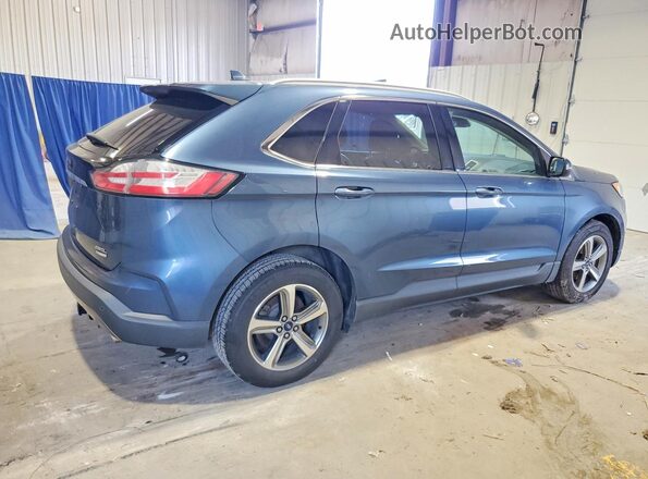 2FMPK3J95KBC08508 2019 FORD EDGE Синий Передняя правая четверть