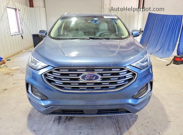 2FMPK3J95KBC08508 2019 FORD EDGE Синий Вид сзади