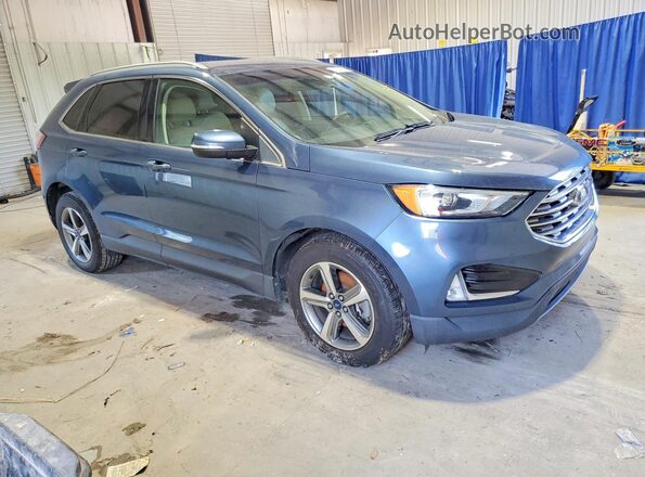 2FMPK3J95KBC08508 2019 FORD EDGE Синий Вид спереди