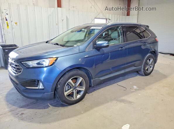 2FMPK3J95KBC08508 2019 FORD EDGE Синий Задняя левая четверть
