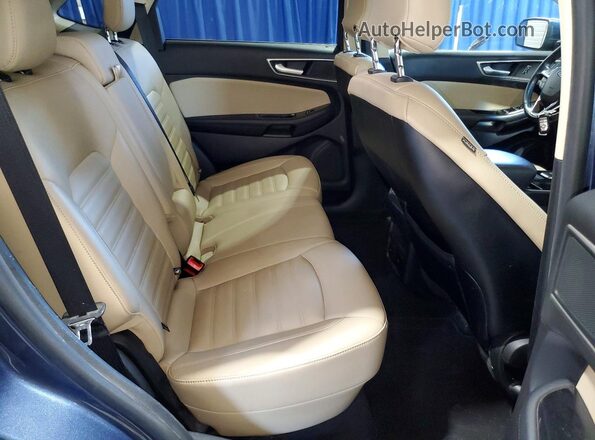 2FMPK3J95KBC08508 2019 FORD EDGE Синий Вид подкапотного пространства