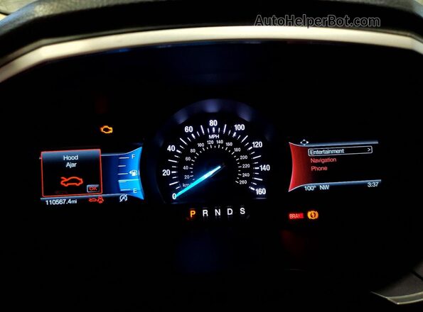 2FMPK3J95KBC08508 2019 FORD EDGE Синий Вид задних сидений