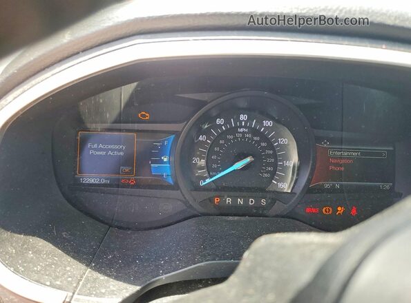 2FMPK3J95KBC35191 2019 FORD EDGE Серебряный Вид щитка приборов