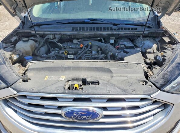 2FMPK3J95KBC35191 2019 FORD EDGE Серебряный Вид задней части салона