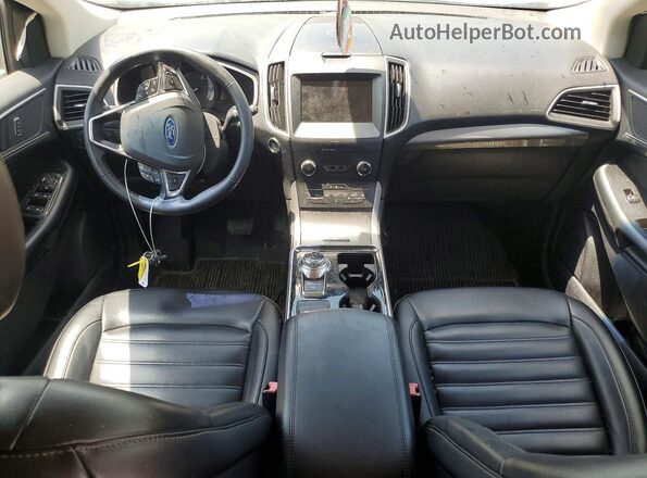 2FMPK3J95KBC35191 2019 FORD EDGE Серебряный Вид панели приборов