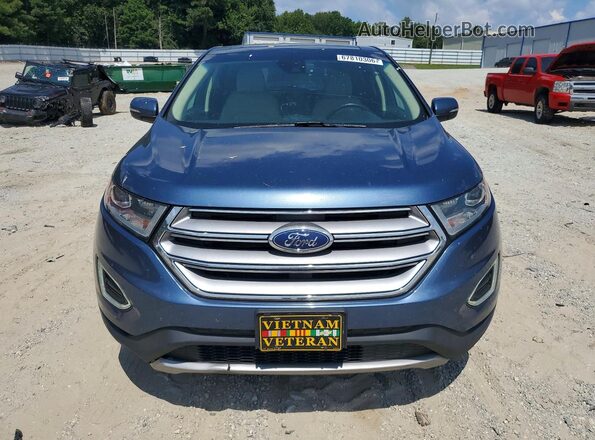 2FMPK3J97JBC04703 2018 FORD EDGE Blue Вид спереду