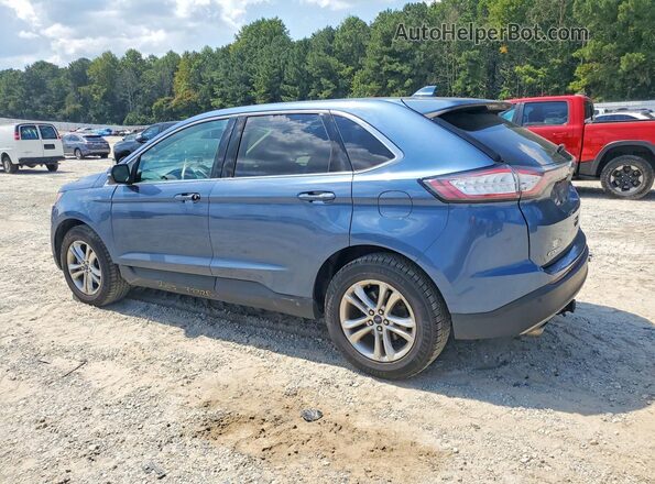 2FMPK3J97JBC04703 2018 FORD EDGE Blue Задня ліва чверть