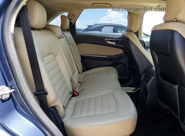 2FMPK3J97JBC04703 2018 FORD EDGE Blue Вид задньої частини салону