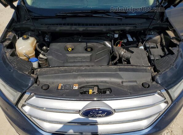 2FMPK3J97JBC04703 2018 FORD EDGE Blue Вид підкапотного простору