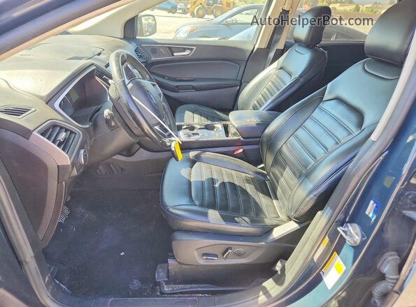 2FMPK3J98KBB14364 2019 FORD EDGE Gray Вид салону спереду