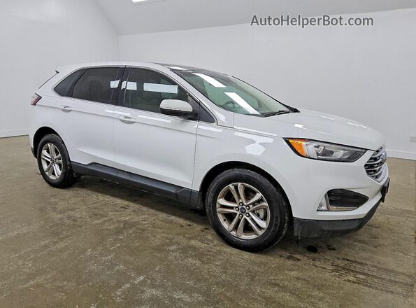 2FMPK3J98KBC44774 2019 FORD EDGE White Передня права чверть