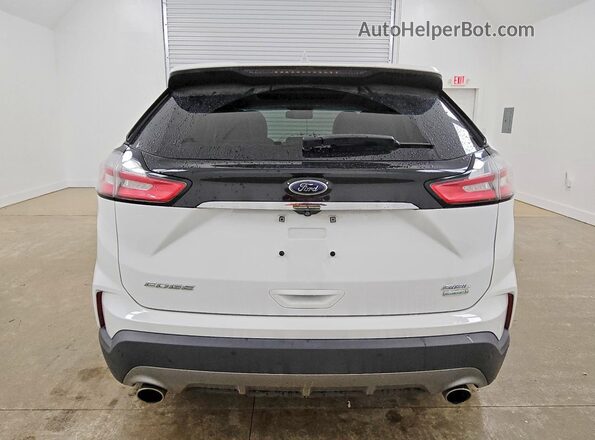 2FMPK3J98KBC44774 2019 FORD EDGE White Вид ззаду