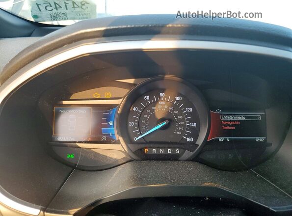 2FMPK3J99LBB62036 2020 FORD EDGE Black უკანა სავარძლების ხედი