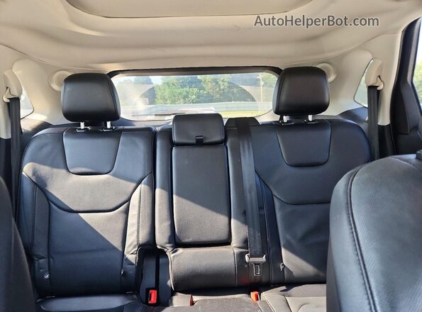 2FMPK3K83GBB47768 2016 FORD EDGE Черный Вид задних сидений