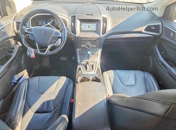 2FMPK3K83GBB47768 2016 FORD EDGE Черный Вид панели приборов