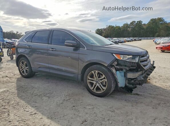 2FMPK3K91GBB21503 2016 FORD EDGE Серый Передняя правая четверть
