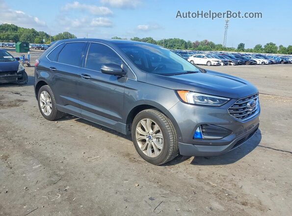 2FMPK3K91LBA15854 2020 FORD EDGE Gray Передня права чверть