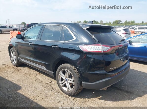 2FMPK3K92HBB12293 2017 FORD EDGE Black Rear left