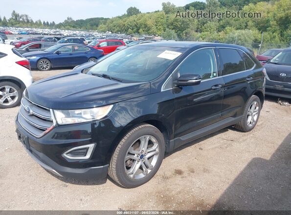 2FMPK3K92HBB12293 2017 FORD EDGE Black Front left