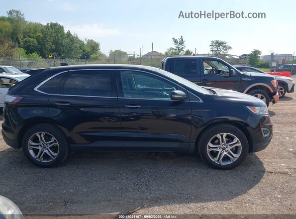 2FMPK3K92HBB12293 2017 FORD EDGE Black Rear interior view