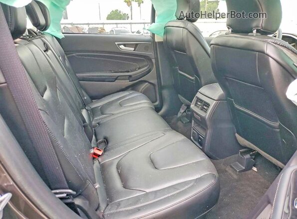 2FMPK3K92KBB45124 2019 FORD EDGE Gray Vista interior trasera