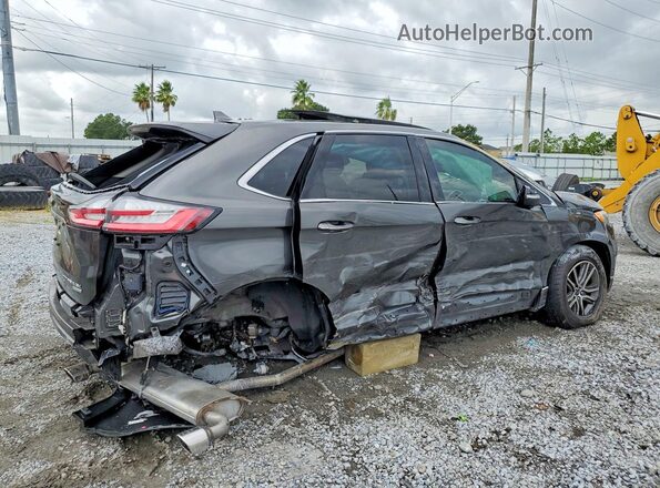 2FMPK3K92KBB45124 2019 FORD EDGE Gray Trasero derecho