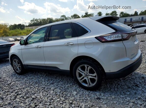 2FMPK3K95GBC34161 2016 FORD EDGE Белый Задняя левая четверть