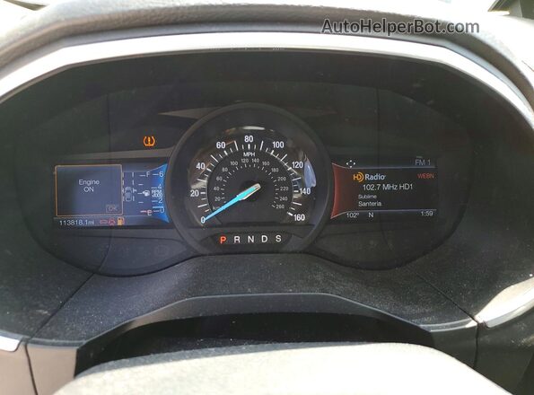 2FMPK3K95GBC34161 2016 FORD EDGE Белый Вид щитка приборов